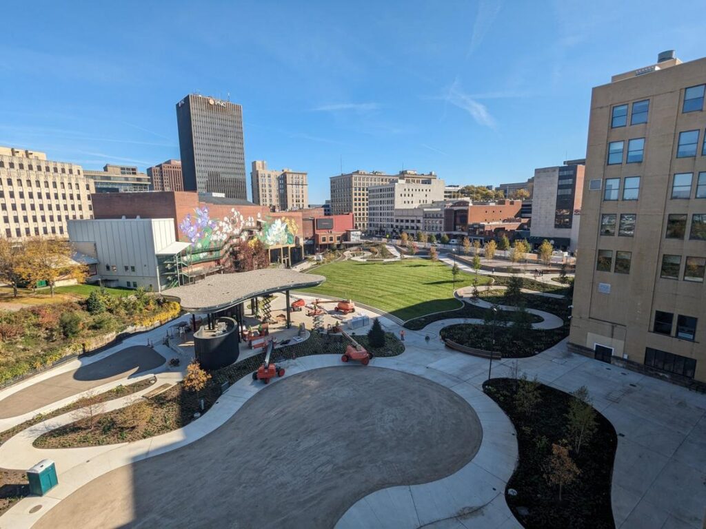 Downtown Akron, Ohio near Citywide CPR offering official American Heart Association BLS, ACLS, and PALS certification.