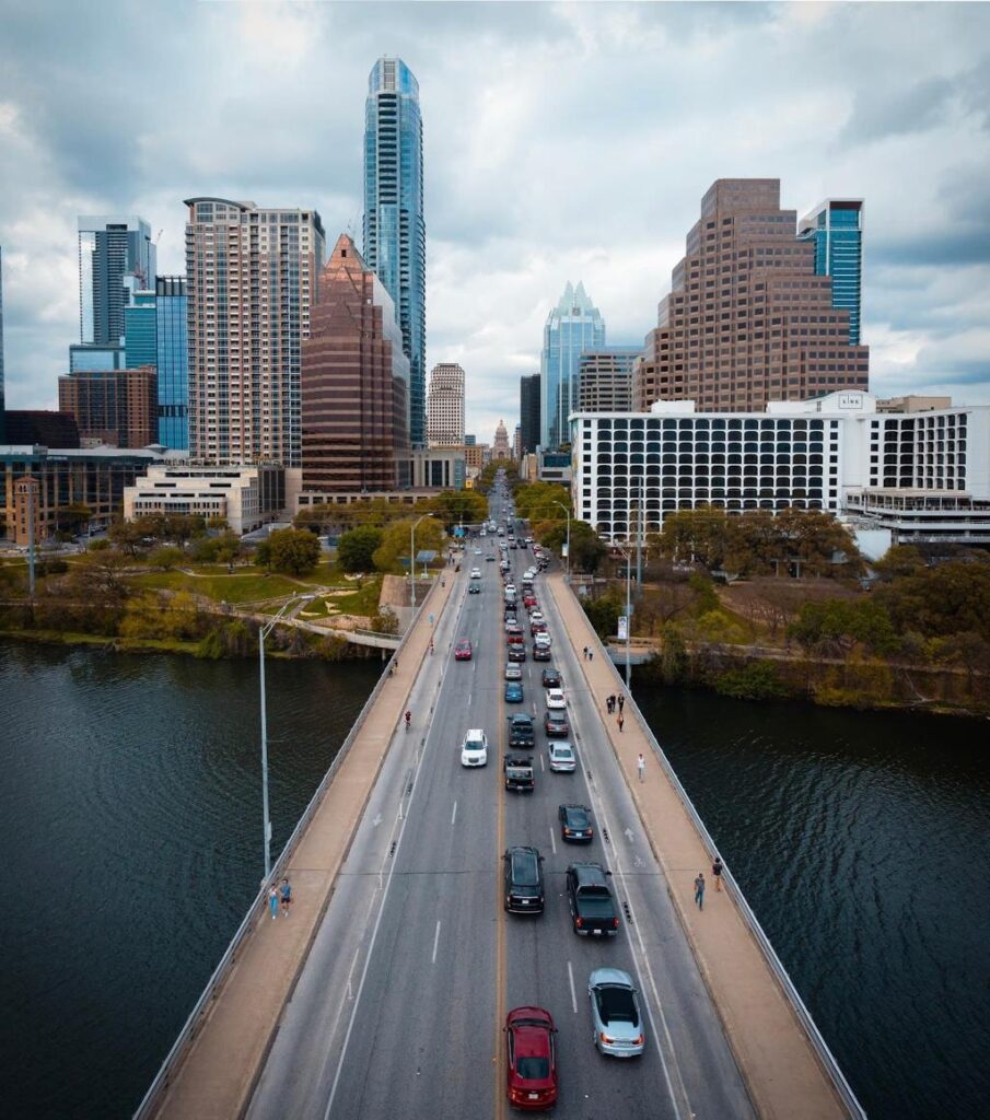 Congress Avenue Bridge and downtown Austin, Texas near Citywide CPR offering official American Heart Association BLS, ACLS, and PALS certification.