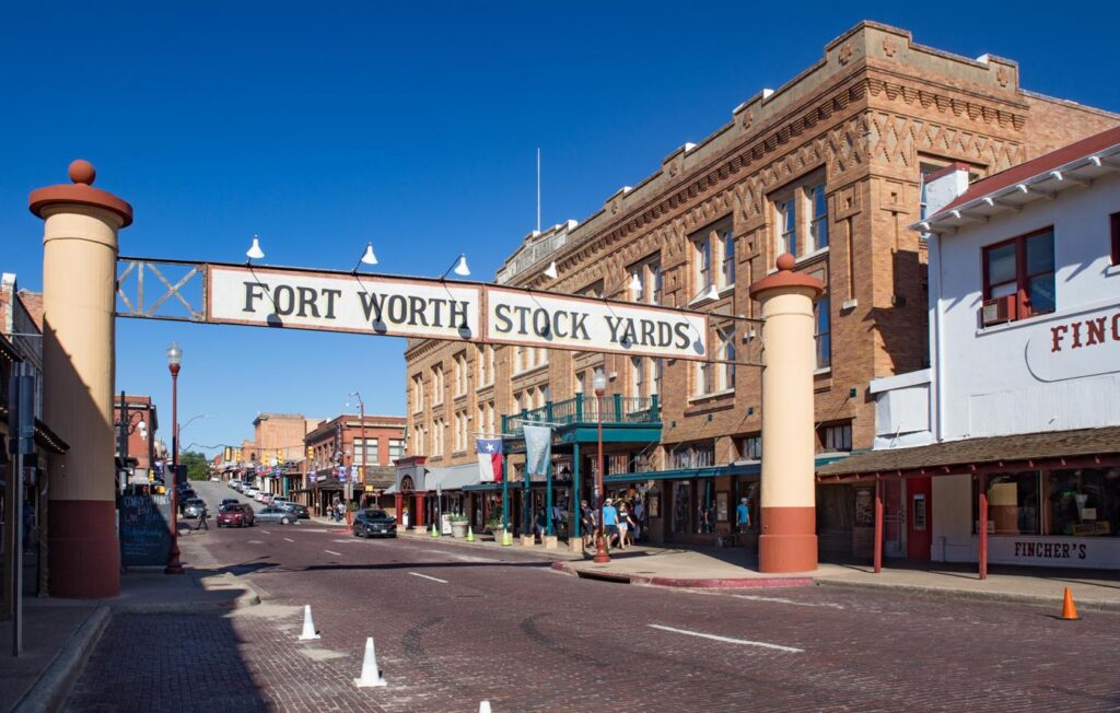Fort Worth Stockyards in Fort Worth, Texas near Citywide CPR offering official American Heart Association BLS, ACLS, and PALS certification.