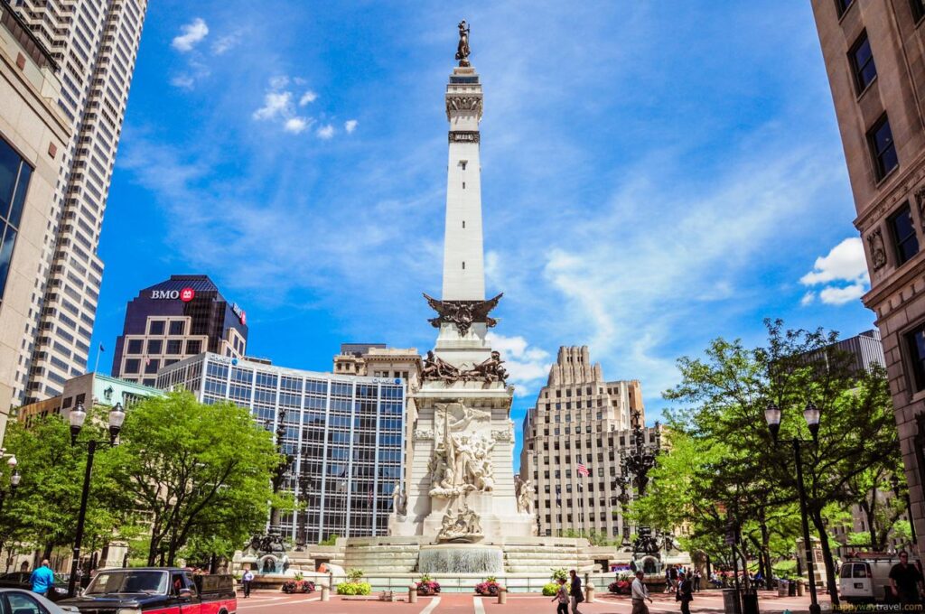 Soldiers and Sailors Monument in Indianapolis, Indiana near Citywide CPR offering official American Heart Association BLS, ACLS, and PALS certification.