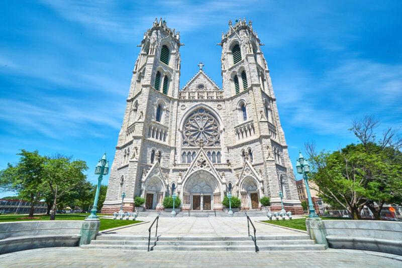 Cathedral Basilica of the Sacred Heart in Newark, New Jersey near Citywide CPR offering official American Heart Association BLS, ACLS, and PALS certification.