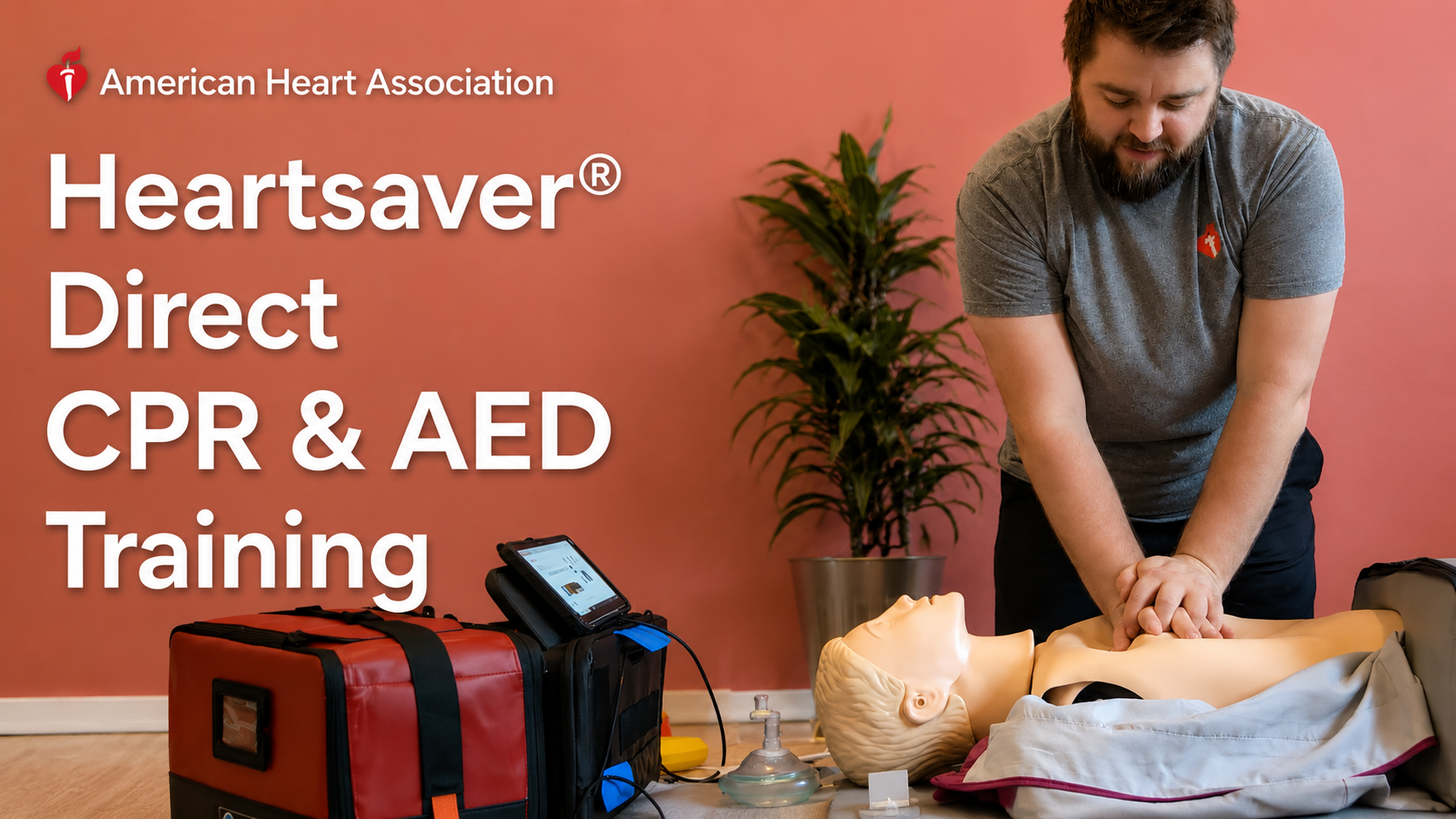 American Heart Association Heartsaver CPR AED certification skills training
